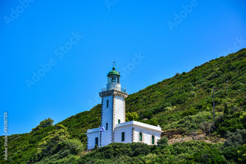 Lighthouse on Skopelos island, Sporade, Greece