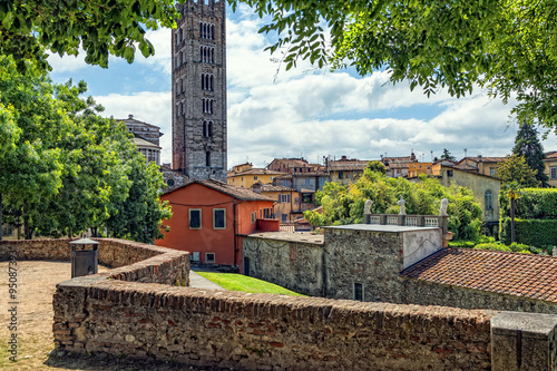 Medieval Italian town of Lucca