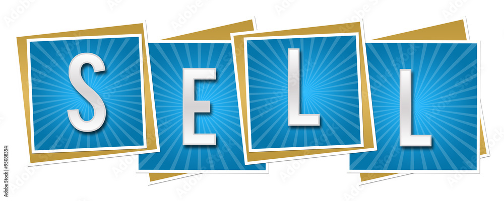 Sell Blue Squares Burst 