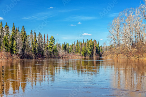 Spring Siberian landscape