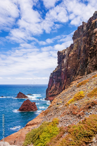 Madeira  bay at Ponta de Sao Lourenco