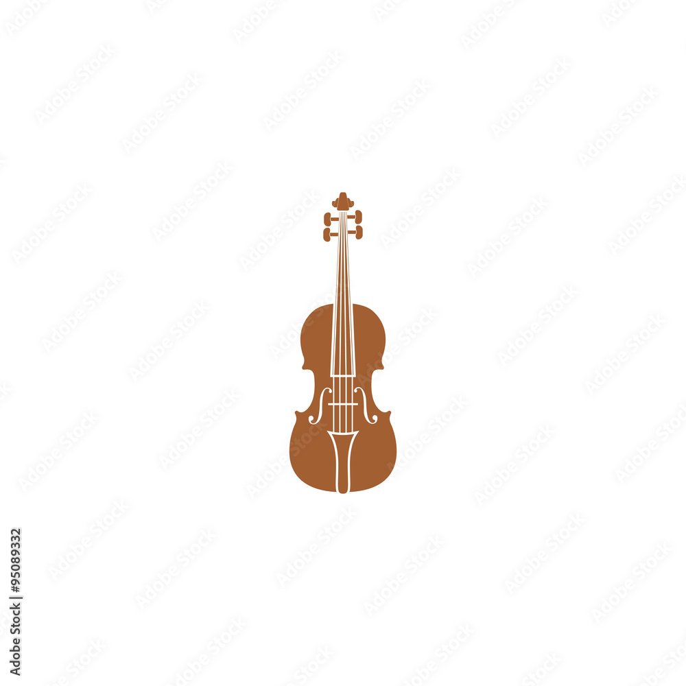 Icon violin. Icon violin.