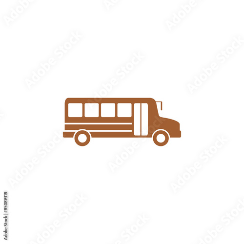 Icon school bus.