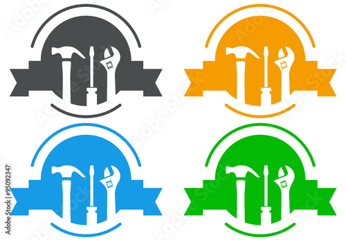 Pictogramas herramientas varios colores #2