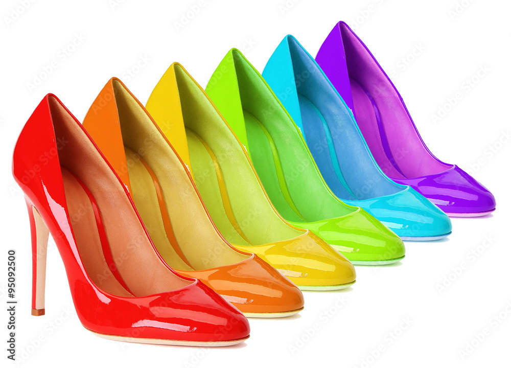 rainbow under armour shoes