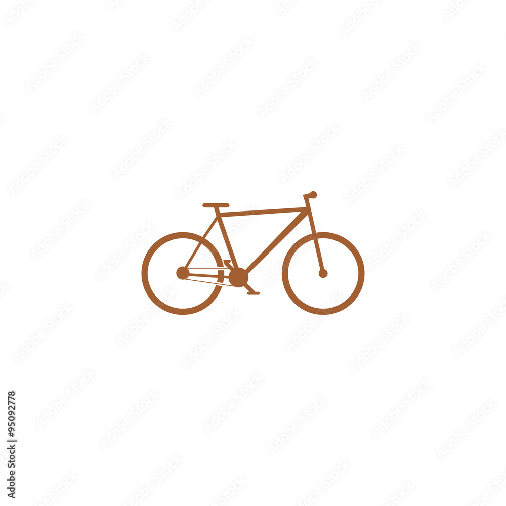Fototapeta premium Icon bike.