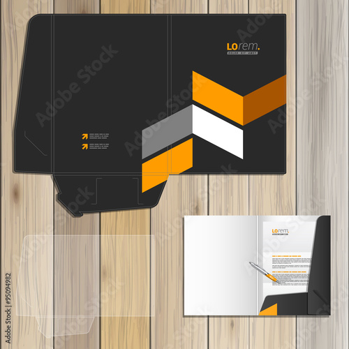 Folder template design