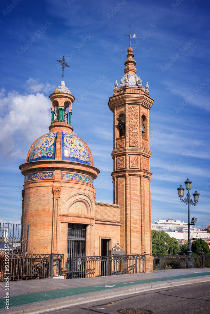 Obraz premium Chapel of El Carmen, Triana district, Seville Spain