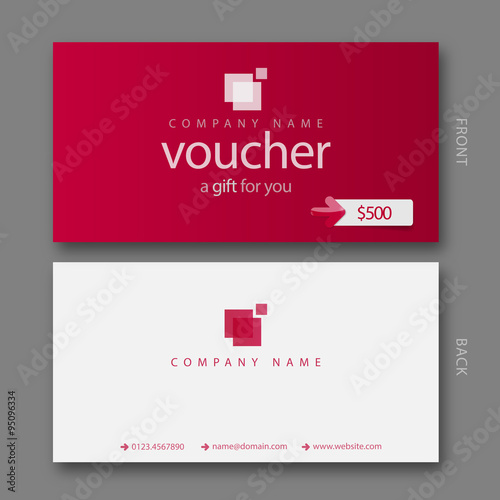 Modern Gift Voucher Template.