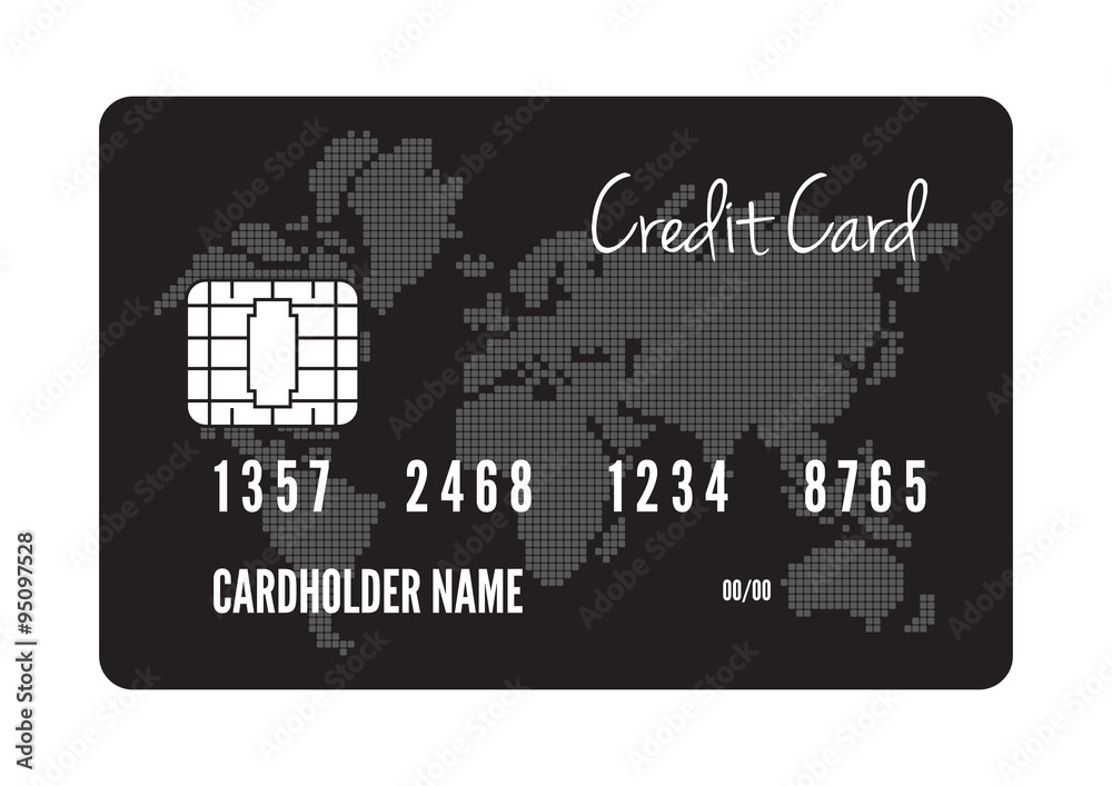 Credit card vector illustration Credit card vector illustration