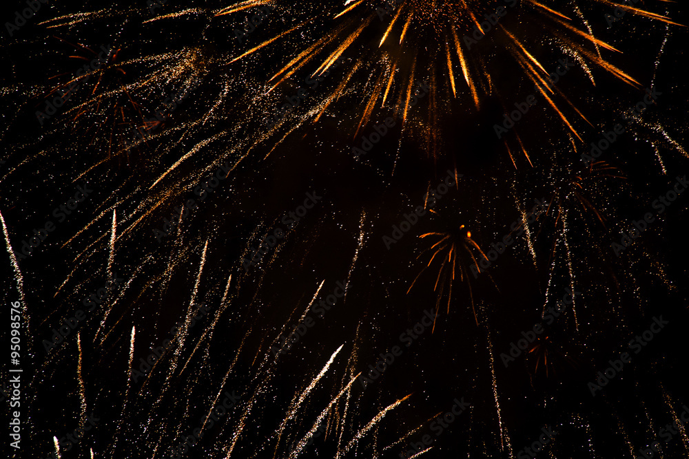 Obraz premium new years 'eve fireworks