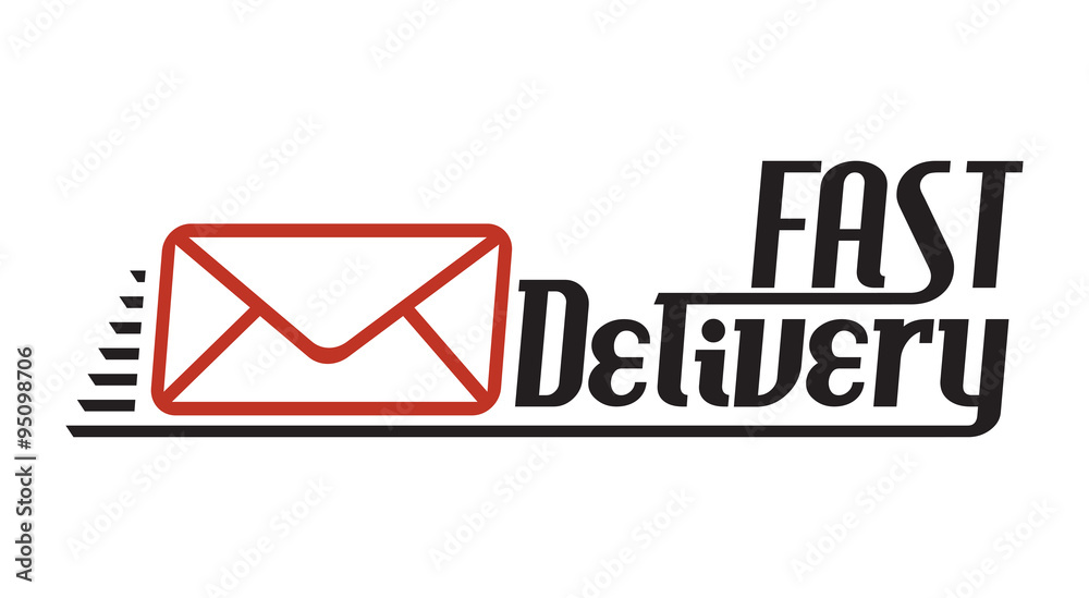 Fast Delivery Icon. Vector Illustration Fast Delivery Icon. Vector Illustration