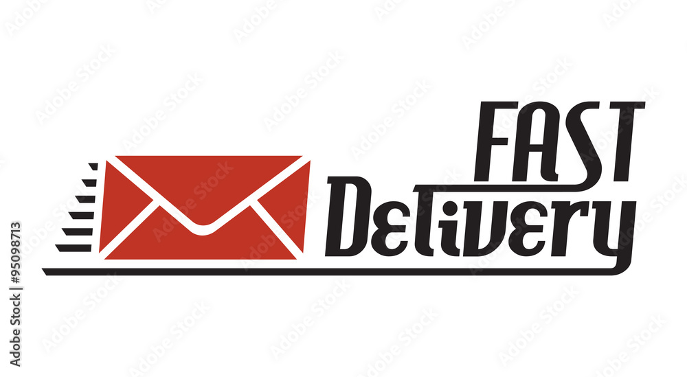 Fast Delivery Icon. Vector Illustration Fast Delivery Icon. Vector Illustration