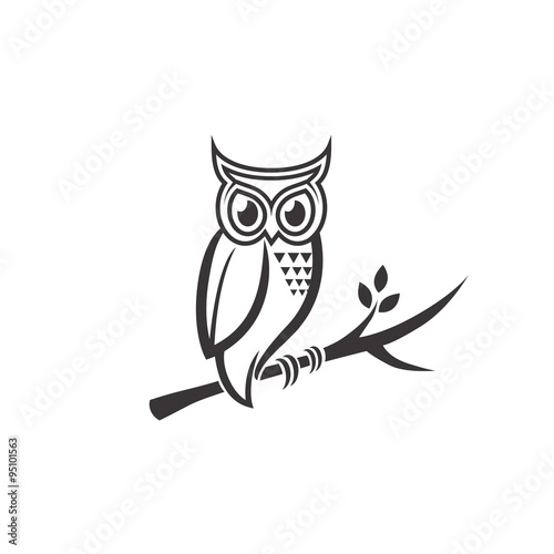 owl logo template