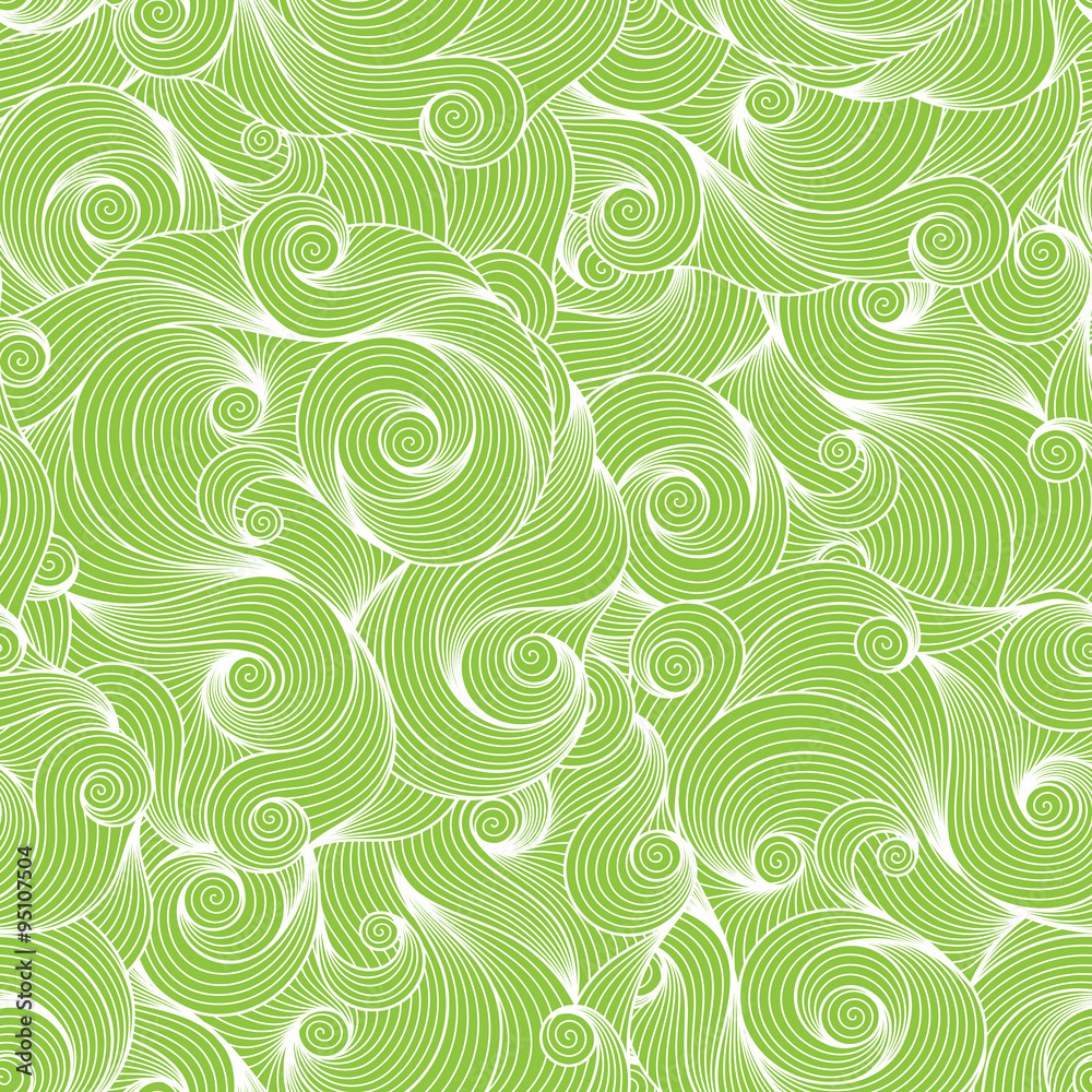 Doodle seamless background. Hand drawn