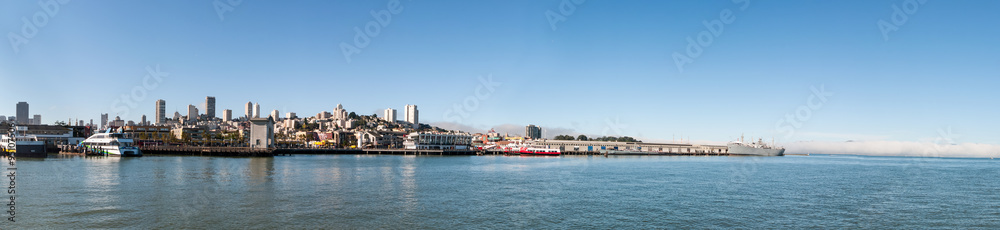 Scenic view of San Francisco skyline