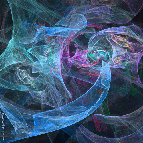 Abstract glowing haze
