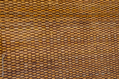 Pattern nature background weave texture wicker surface for furniture material texture  Rattan weave with plant