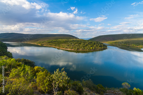 Beautiful landscape in Monfrague, Spain photo