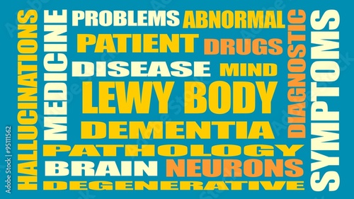 Lewy body dementia relative words list