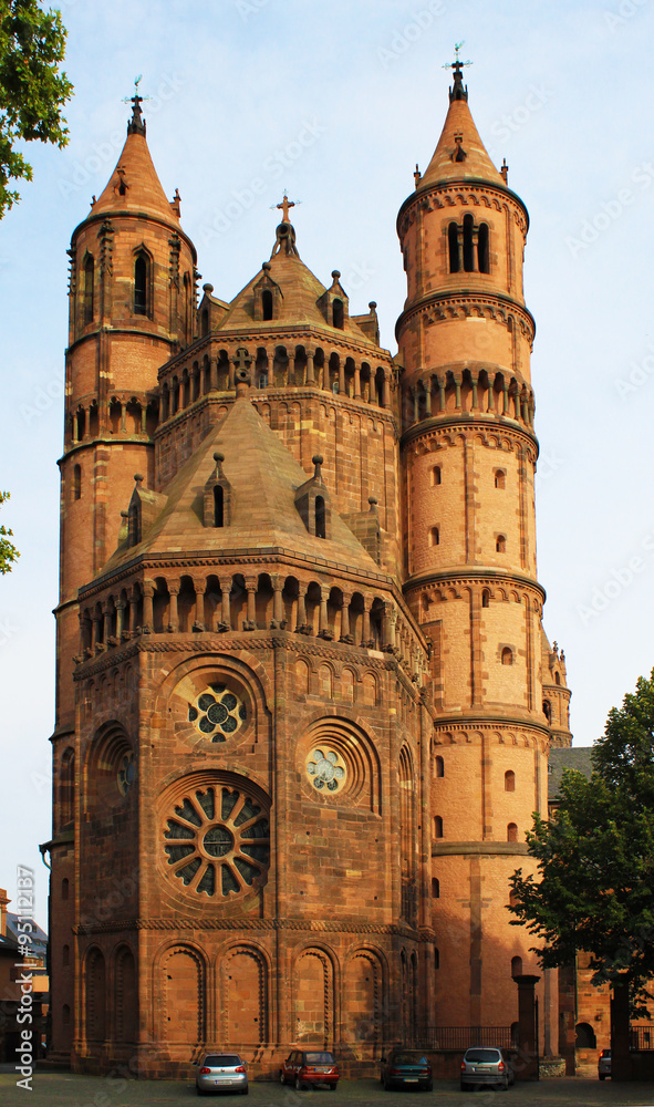 New-Romanesque Cathedral in Worms
