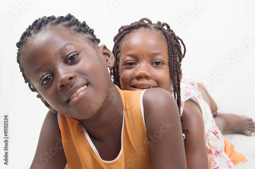 Bild auf Leinwand complicité d'enfants.