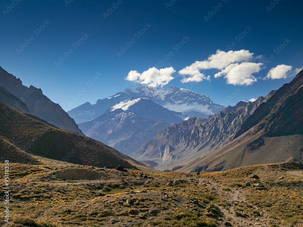 Aconcagua in the Evenging Aconcagua in the Evenging