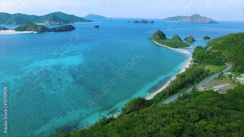 座間味島 空撮
