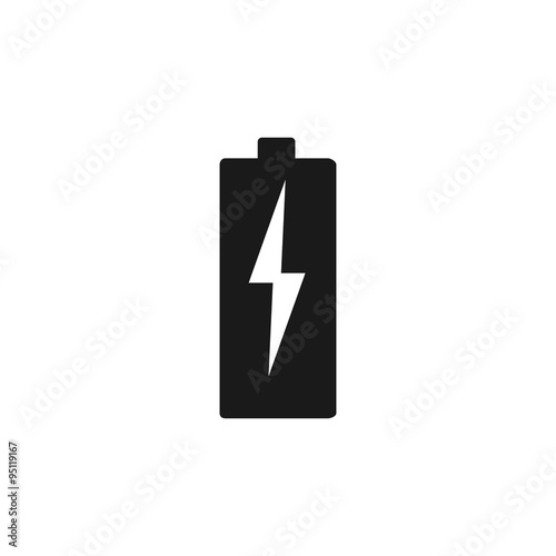 Illustration of Flat Battery Sign Vector Charging Energy