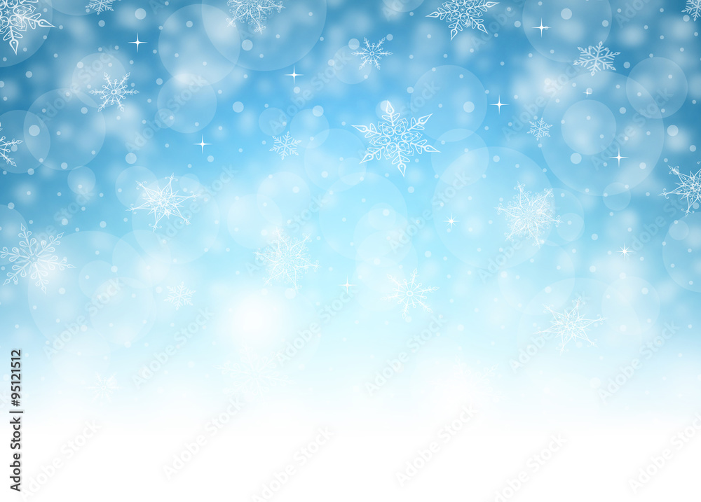 Horizontal Christmas Background - Illustration. Vector illustration of Christmas Background.