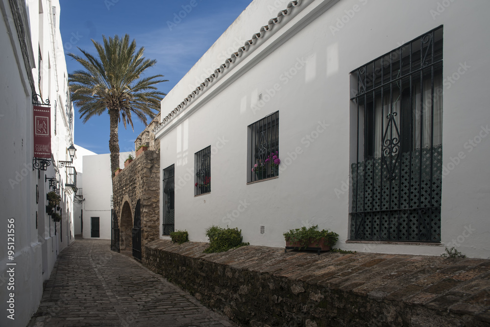 Calles de los pueblos blancos de Andalucía, Vejer de la Frontera, Cádiz