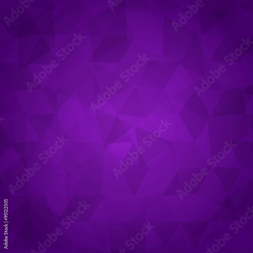 abstract geometric background of triangles on colorful violet fond