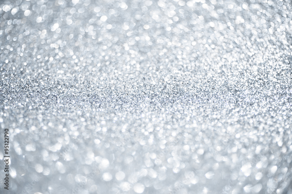New Year shiny background. Abstract silver background with copy space