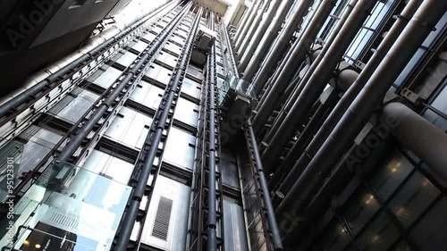 Skyscraper elevators  photo