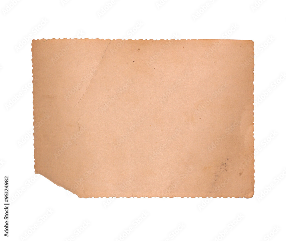 Old photo isolated Old photo isolated