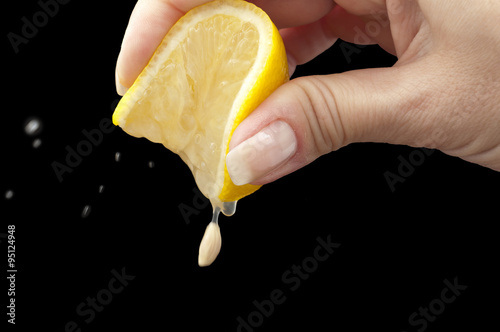 squeeze lemon juice on hand for