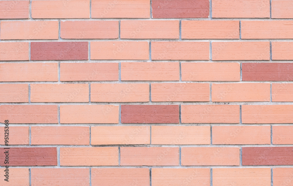 Closeup red brick wall texture background Closeup red brick wall texture background