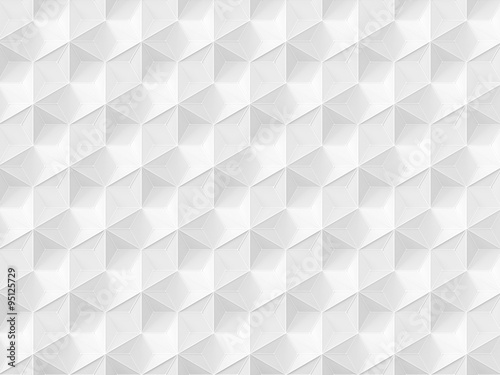 White Stars and Hexagon background