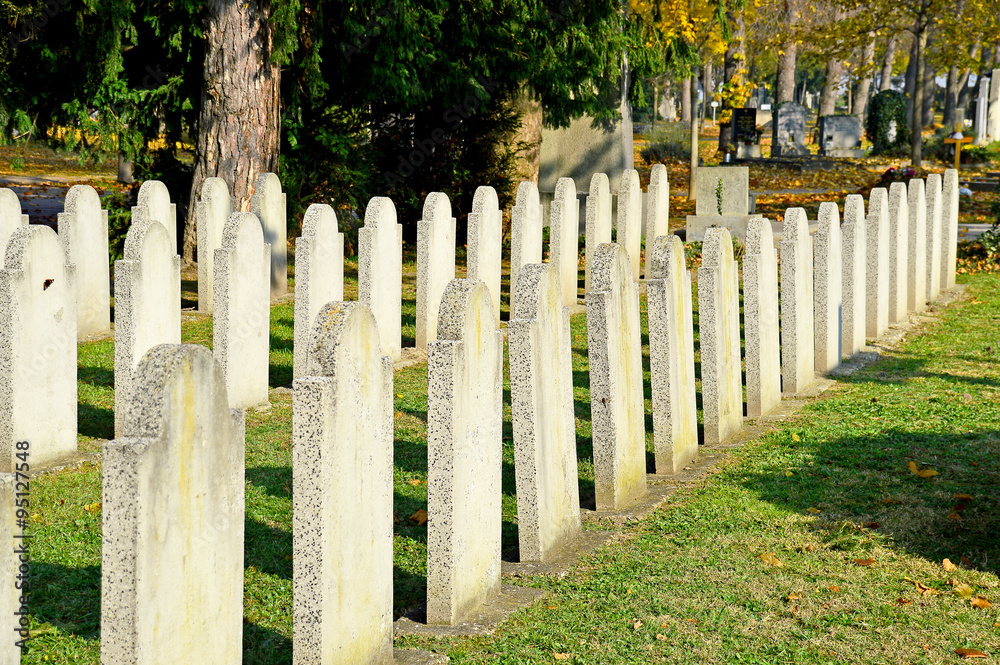 Grabsteine im Wiener Zentralfriedhof