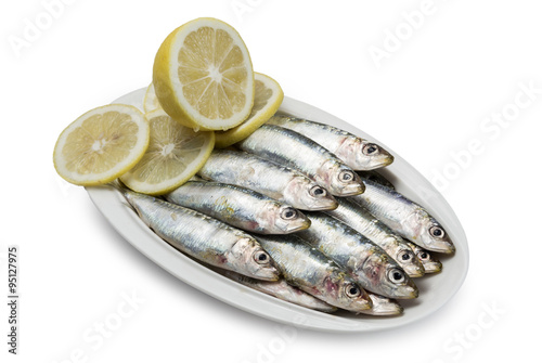 Larguero con sardinas