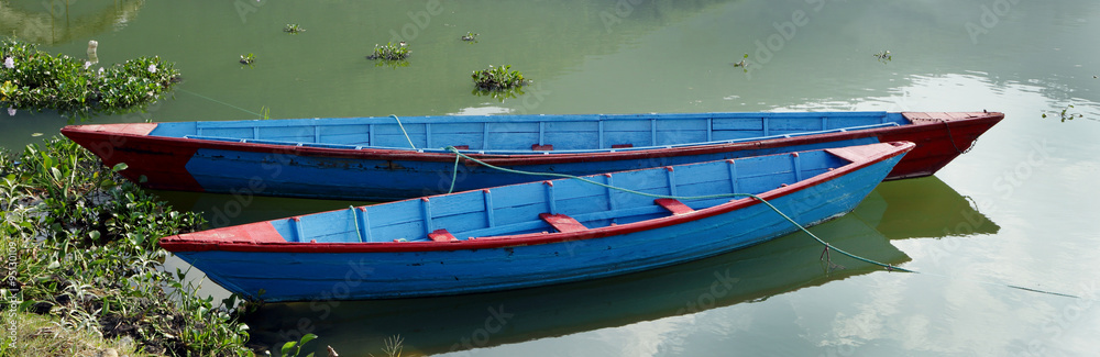 Beautiful boats in Phewa lake
