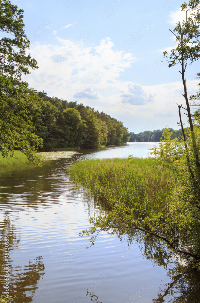 Am Schmidtsee in Mecklenburg-Vorpommern Am Schmidtsee in Mecklenburg-Vorpommern