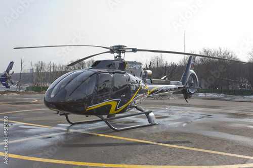 Вертолет Eurocopter. Московская область. Россия photo