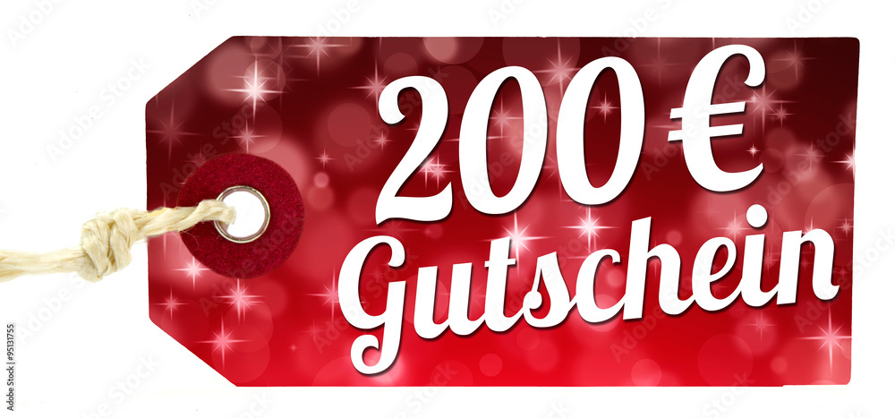 Sky Media Markt 200 Euro Gutschein 200 Euro Gutschein Stock-Foto | Adobe Stock