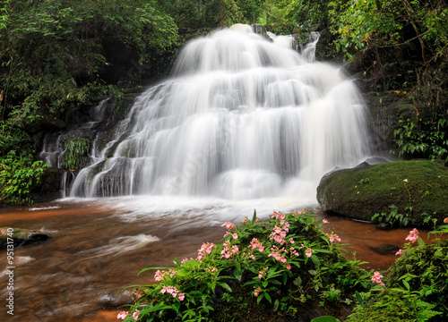 Water fall landscape  Thailand
