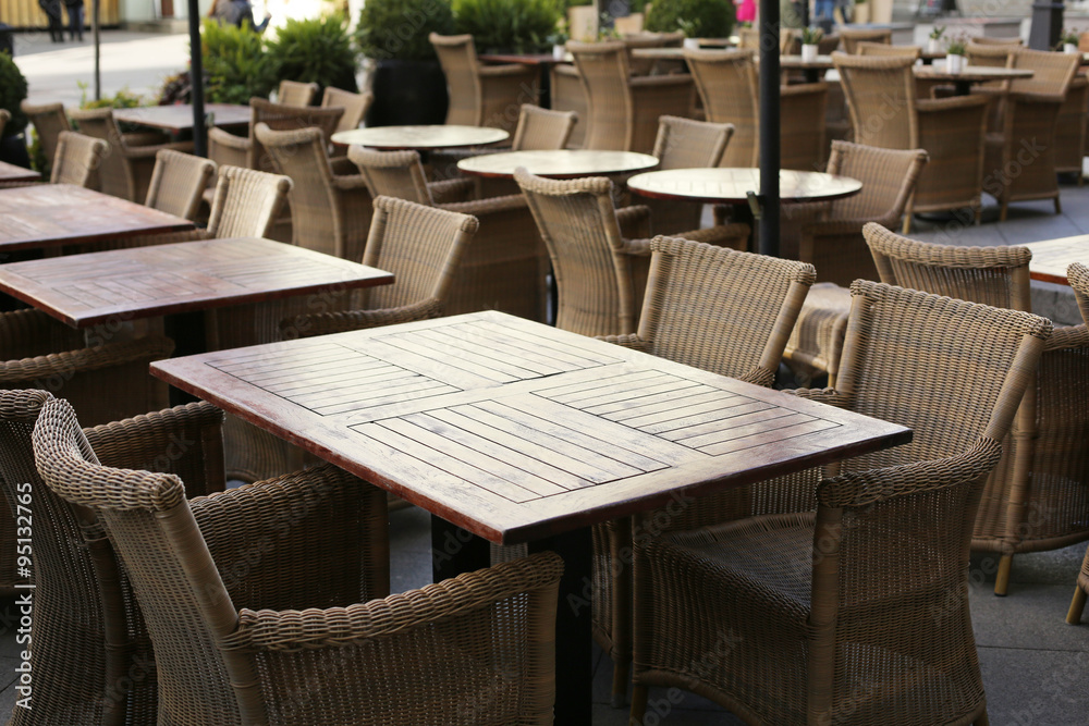 Obraz premium Street cafe