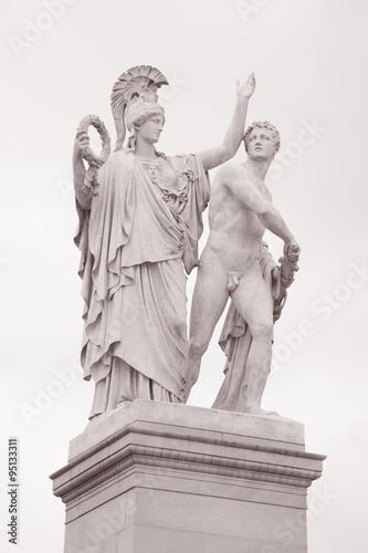 Warrior Sculpture, Schlossbrucke Bridge, Berlin, Germany