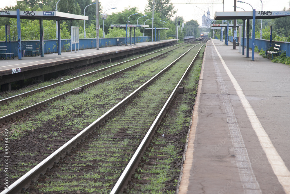 Station Platform in Krakow
