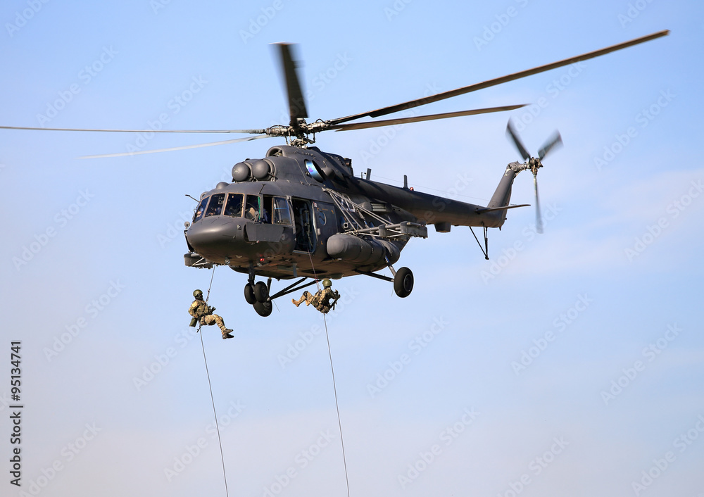 Fototapeta premium Landing operation