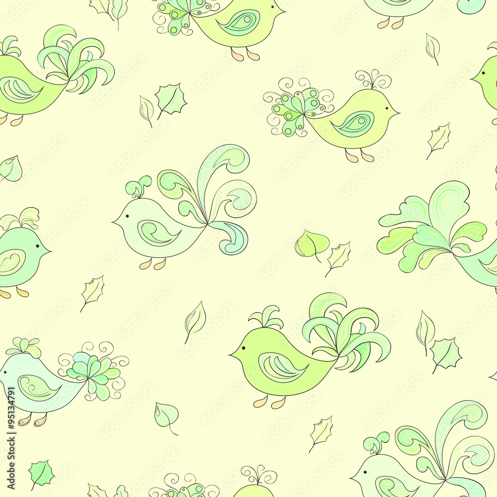 Birds pattern vector Birds pattern vector